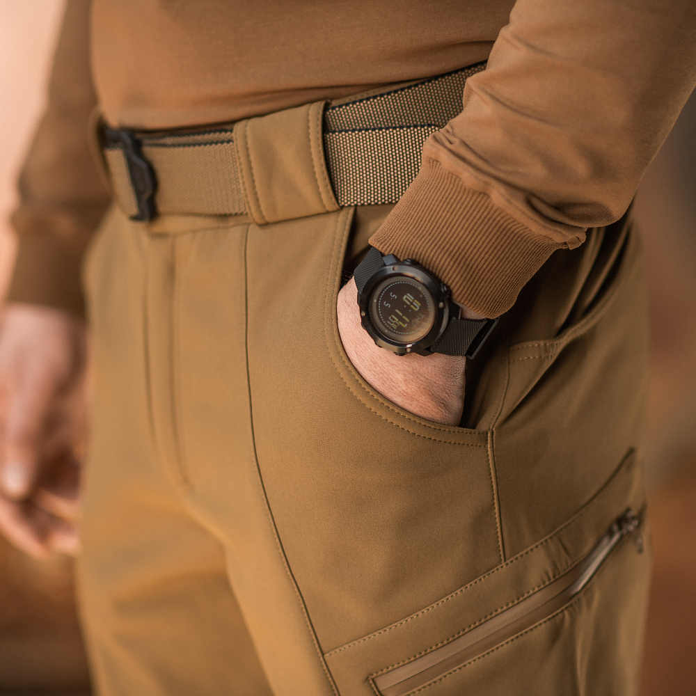 Штани M-Tac Soft Shell Winter Coyote Фото 4